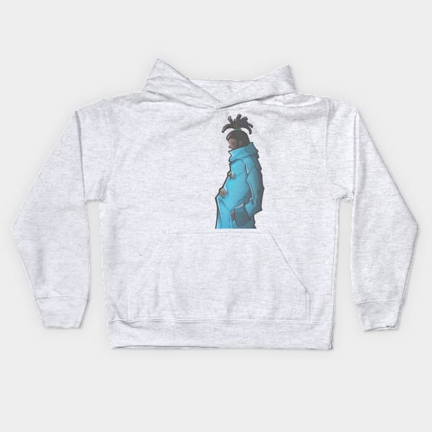 Chillin' Kids Hoodie by UBiv Art Gallery